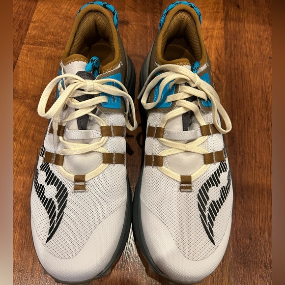 Saucony Men’s Endorphin Rift Trail Running Hiking Shoe - Size 9 - Fog Bronze - Picture 4 of 9